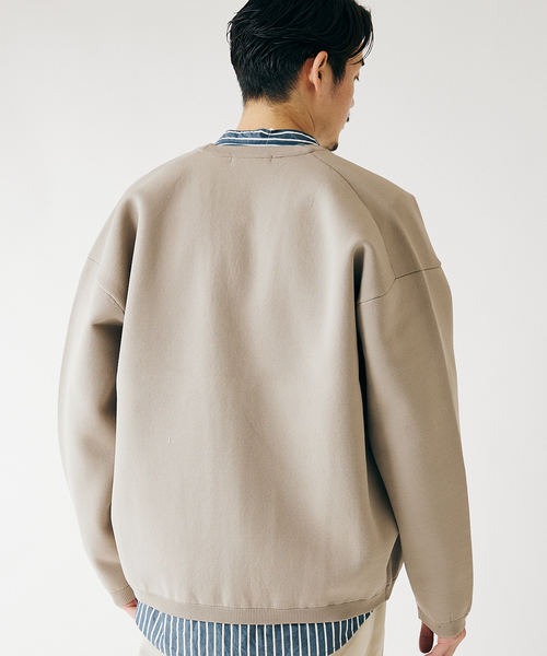 JOURNAL STANDARD(ジャーナルスタンダード)の「ダブルフェイス ボタンレス ニット カーディガン(カーディガン/ボレロ・メンズ・ブラック/ベージュ/イエロー/グリーン/シャーベット・MEDIUM/LARGE)」の15枚目の写真