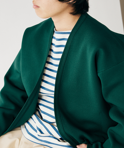 JOURNAL STANDARD(ジャーナルスタンダード)の「ダブルフェイス ボタンレス ニット カーディガン(カーディガン/ボレロ・メンズ・ブラック/ベージュ/イエロー/グリーン/シャーベット・MEDIUM/LARGE)」の22枚目の写真