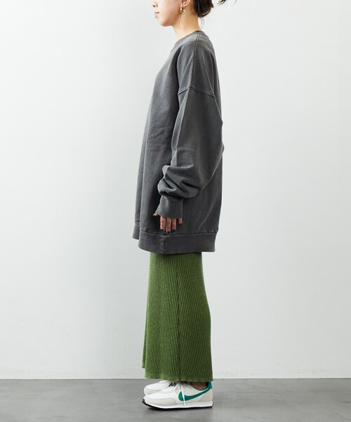 FREAK'S STORE(フリークスストア)の「FREAK'S STORE/フリークスストア ヘビーウェィト ピグメント CREW SWT/クルーネック/スウェット/ピグメント(パーカー・メンズ・チャコールグレー/ブルー/グリーン/アイボリー・SMALL/MEDIUM/LARGE)」の20枚目の写真