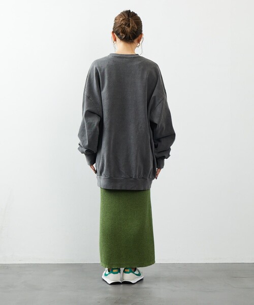 FREAK'S STORE(フリークスストア)の「FREAK'S STORE/フリークスストア ヘビーウェィト ピグメント CREW SWT/クルーネック/スウェット/ピグメント(パーカー・メンズ・チャコールグレー/ブルー/グリーン/アイボリー・SMALL/MEDIUM/LARGE)」の21枚目の写真