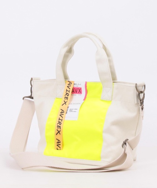AVIREX（アヴィレックス）の「【直営店限定】CANVAS MINI TOTE BAG/ キャンバスミニトートバック（トートバッグ・レディース・ブラック/キナリ・FREE）」の13枚目の写真