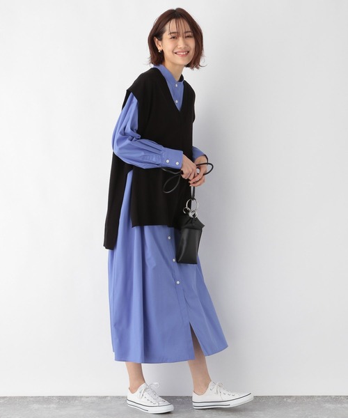 【新品】グローバルワーク セレモニー　スーツ　イージーケアワンピース120ブルー HAPPY DAYS CEREMONY グローバルワーク KIDS OCCASION STYLE