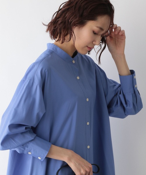 セール】イージーケア羽織りシャツワンピース/260765（ワンピース