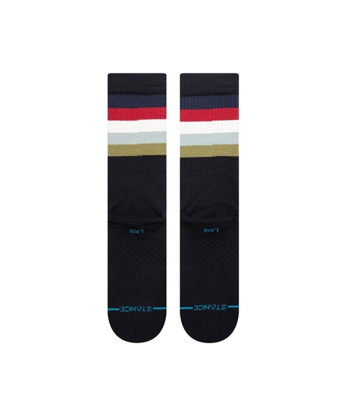 STANCE(スタンス)の「【STANCE/スタンス】MALIBOO メンズラインソックス(ソックス/靴下・メンズ・ブラック・LARGE)」の3枚目の写真