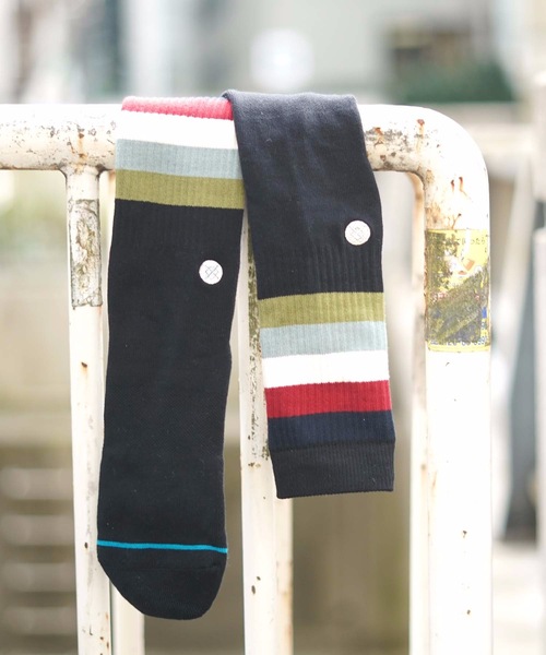 STANCE(スタンス)の「【STANCE/スタンス】MALIBOO メンズラインソックス(ソックス/靴下・メンズ・ブラック・LARGE)」の11枚目の写真