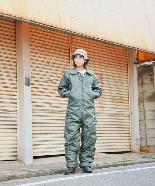 MILITARY(ミリタリー)の「実物 新品 米軍 CWU-64/P NOMEX フライトスーツ(つなぎ/オールインワン・メンズ・セージグリーン・40L)」の8枚目の写真