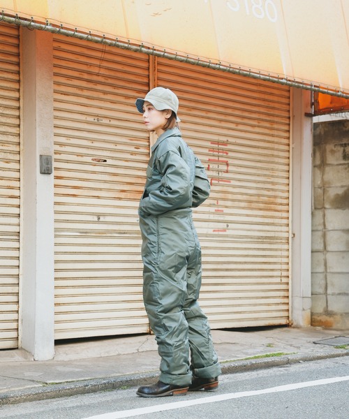 MILITARY(ミリタリー)の「実物 新品 米軍 CWU-64/P NOMEX フライトスーツ(つなぎ/オールインワン・メンズ・セージグリーン・40L)」の9枚目の写真