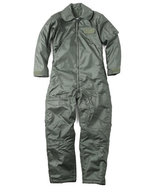 MILITARY(ミリタリー)の「実物 新品 米軍 CWU-64/P NOMEX フライトスーツ(つなぎ/オールインワン・メンズ・セージグリーン・40L)」の14枚目の写真