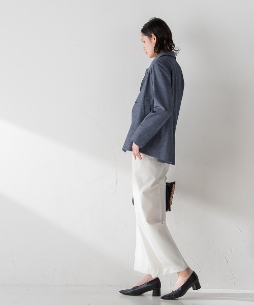 la.f…（ラエフ）の「ファンクショナルオックスジャケット《洗濯機で洗える/UVカット/吸水速乾》（その他アウター・レディース・ダークネイビー/ベージュ系その他/グレー系その他/グリーン・11号/9号）」の10枚目の写真