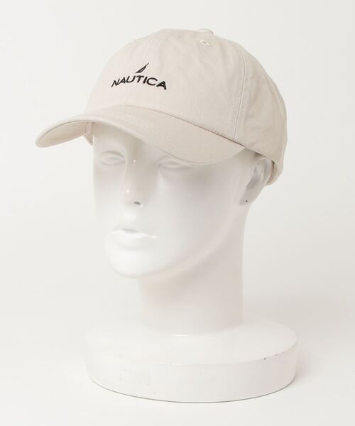 NAUTICA（ノーティカ）の「NAUTICA/ノーティカ キャップ 6パネルロゴ NT040（キャップ・メンズ・ホワイト/ブラック/ベージュ/ネイビー・FREE）」の8枚目の写真