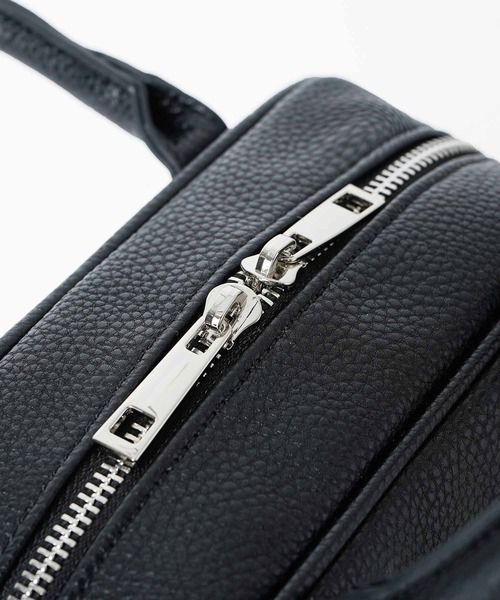 X-girl(エックスガール)の「定番|FAUX LEATHER 2WAY SHOULDER BAG/フェイクレザー2WAYショルダーバッグ(ショルダーバッグ・レディース・ブラック・ONE SIZE)」の7枚目の写真