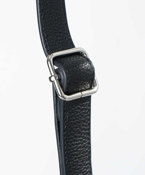 X-girl(エックスガール)の「定番|FAUX LEATHER 2WAY SHOULDER BAG/フェイクレザー2WAYショルダーバッグ(ショルダーバッグ・レディース・ブラック・ONE SIZE)」の9枚目の写真