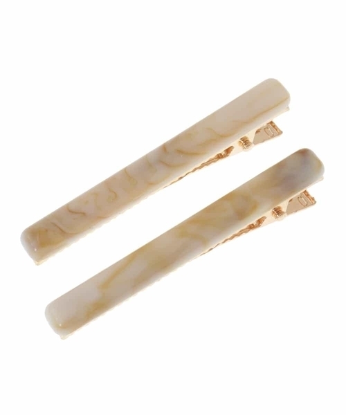 a.v.v（アーヴェヴェ）の「【2ピースSET】淡色マーブルバレッタ（バレッタ/ヘアクリップ・レディース・ミント/クリーム/ライトピンク・38）」の6枚目の写真