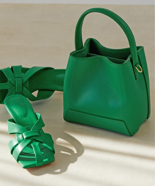 maison-vincent（メゾンヴァンサン）の「Maison Vincent /メゾンヴァンサン/カラートート（ハンドバッグ・レディース・イエロー/グリーン・FREE）」の2枚目の写真