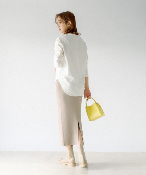 maison-vincent（メゾンヴァンサン）の「Maison Vincent /メゾンヴァンサン/カラートート（ハンドバッグ・レディース・イエロー/グリーン・FREE）」の13枚目の写真