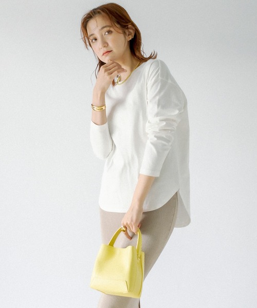 maison-vincent（メゾンヴァンサン）の「Maison Vincent /メゾンヴァンサン/カラートート（ハンドバッグ・レディース・イエロー/グリーン・FREE）」の10枚目の写真