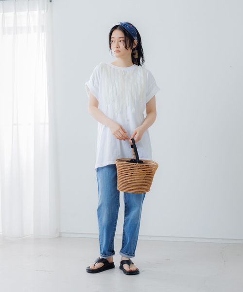 collex（コレックス）の「ボタニカルシルクプリントスカーフ（バンダナ/スカーフ・レディース・ブラウン系その他/グリーン系その他・フリー）」の8枚目の写真