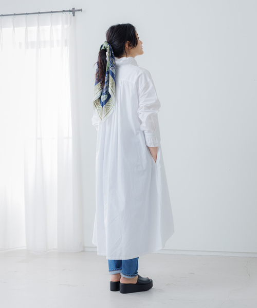 collex（コレックス）の「ボタニカルシルクプリントスカーフ（バンダナ/スカーフ・レディース・ブラウン系その他/グリーン系その他・フリー）」の14枚目の写真