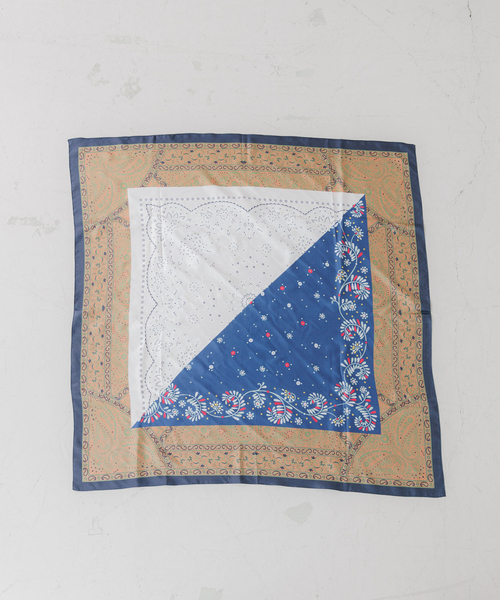 collex（コレックス）の「ボタニカルシルクプリントスカーフ（バンダナ/スカーフ・レディース・ブラウン系その他/グリーン系その他・フリー）」の18枚目の写真