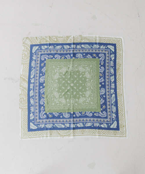 collex（コレックス）の「ボタニカルシルクプリントスカーフ（バンダナ/スカーフ・レディース・ブラウン系その他/グリーン系その他・フリー）」の20枚目の写真