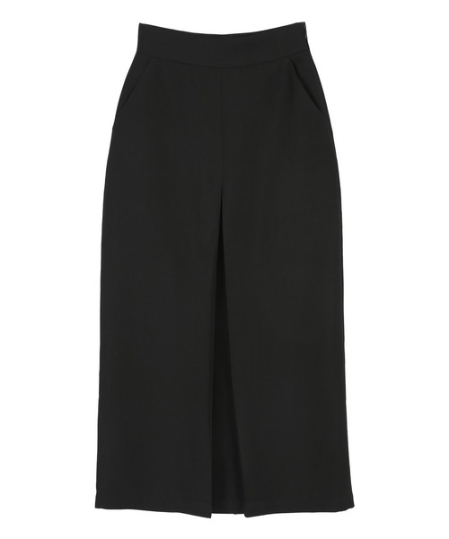 titivate(ティティベイト)の「リネンライクフロントタックロングタイトスカート(スカート・レディース・ブラック/ライトブラウン/ブルー系その他/ライトカーキ・S/M/L)」の5枚目の写真