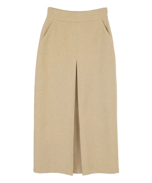 titivate(ティティベイト)の「リネンライクフロントタックロングタイトスカート(スカート・レディース・ブラック/ライトブラウン/ブルー系その他/ライトカーキ・S/M/L)」の6枚目の写真