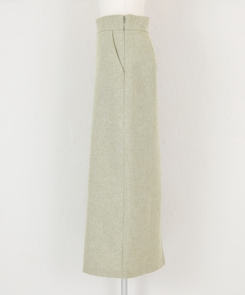 titivate(ティティベイト)の「リネンライクフロントタックロングタイトスカート(スカート・レディース・ブラック/ライトブラウン/ブルー系その他/ライトカーキ・S/M/L)」の19枚目の写真