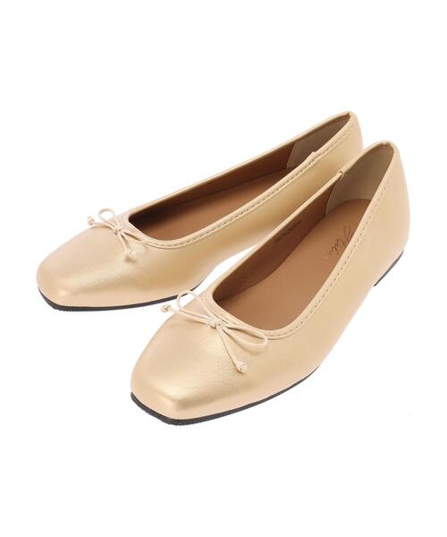 AMERICAN HOLIC（アメリカンホリック）の「メタリックバレエシューズ（パンプス・レディース・シルバー/ゴールド・S/M/L）」の6枚目の写真