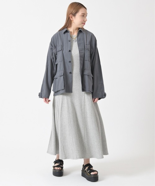 U by SPICK&SPAN(ユーバイスピックアンドスパン)の「≪追加≫サーマルドレス2◆(ワンピース・レディース・グレー/アイボリー・FREE)」の9枚目の写真