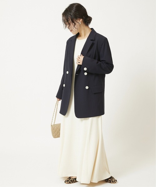U by SPICK&SPAN(ユーバイスピックアンドスパン)の「≪追加≫サーマルドレス2◆(ワンピース・レディース・グレー/アイボリー・FREE)」の19枚目の写真