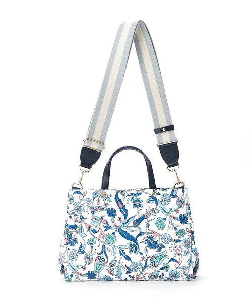 russet(ラシット)の「<SHOPPER>トートバッグS/Flower Series(CE-215)(ショルダーバッグ・レディース・ブルー・FREE)」の3枚目の写真