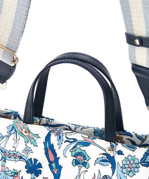 russet(ラシット)の「<SHOPPER>トートバッグS/Flower Series(CE-215)(ショルダーバッグ・レディース・ブルー・FREE)」の5枚目の写真