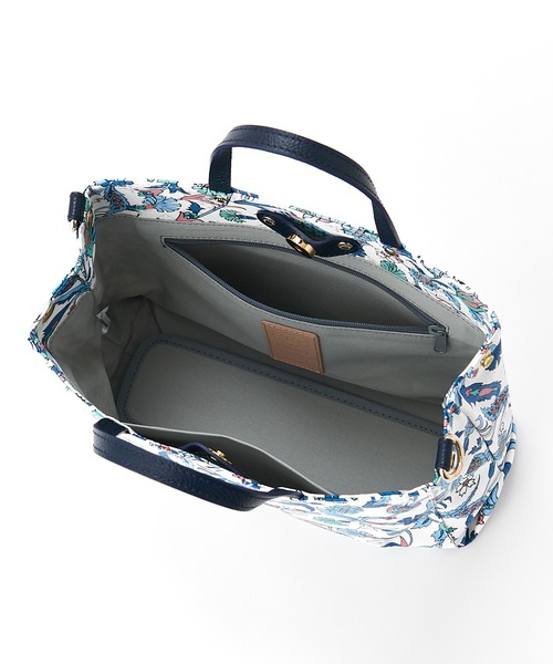 russet(ラシット)の「<SHOPPER>トートバッグS/Flower Series(CE-215)(ショルダーバッグ・レディース・ブルー・FREE)」の12枚目の写真