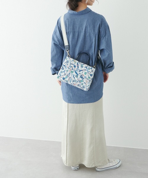 russet(ラシット)の「<SHOPPER>トートバッグS/Flower Series(CE-215)(ショルダーバッグ・レディース・ブルー・FREE)」の17枚目の写真