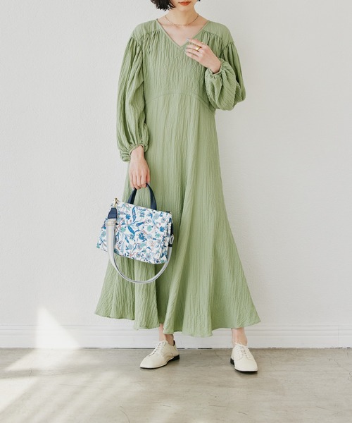 russet(ラシット)の「<SHOPPER>トートバッグS/Flower Series(CE-215)(ショルダーバッグ・レディース・ブルー・FREE)」の15枚目の写真