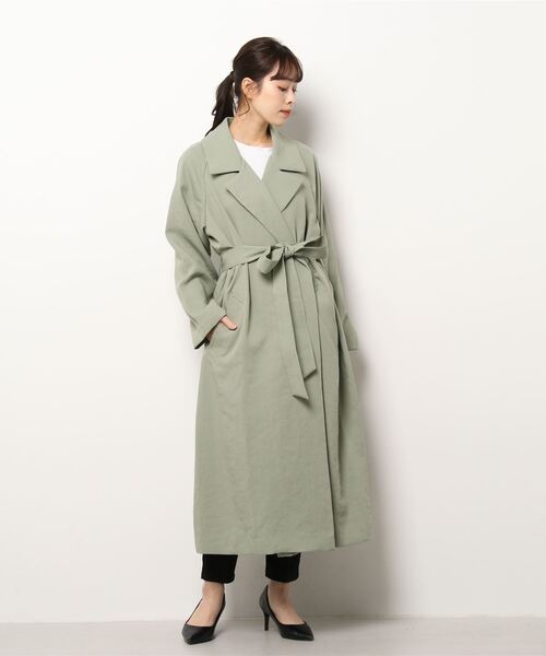 enchainement（アンシェヌマン）の「Belted Raglan Coat