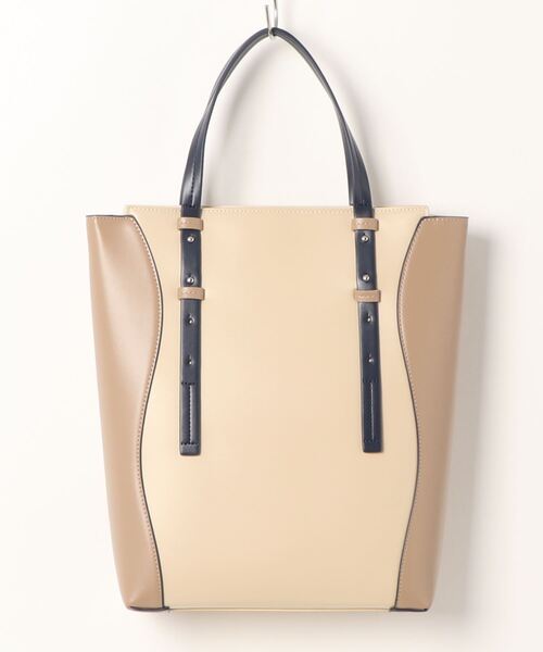 Casselini（キャセリーニ）の「【Casselini / キャセリーニ】リップルトートバッグ（トートバッグ・レディース・ベージュ/ブラック・FREE）」の11枚目の写真