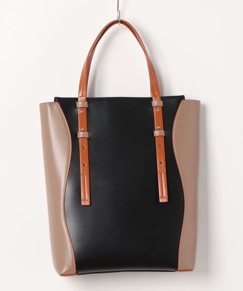 Casselini（キャセリーニ）の「【Casselini / キャセリーニ】リップルトートバッグ（トートバッグ・レディース・ベージュ/ブラック・FREE）」の12枚目の写真