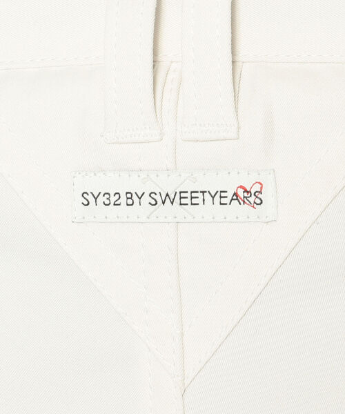 SY32 by SWEET YEARS（エスワイサーティトゥバイスィートイヤーズ）の「SY32 by SWEETYEARS /エスワイサーティトゥバイ スィートイヤーズ/オックスハーフパンツ（その他パンツ・メンズ・ホワイト/ブラック・LARGE/MEDIUM/X-LARGE）」の9枚目の写真