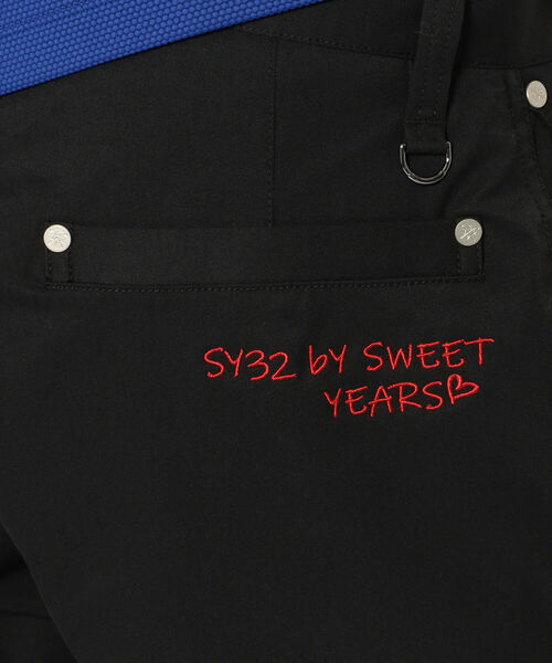 SY32 by SWEET YEARS（エスワイサーティトゥバイスィートイヤーズ）の「SY32 by SWEETYEARS /エスワイサーティトゥバイ スィートイヤーズ/オックスハーフパンツ（その他パンツ・メンズ・ホワイト/ブラック・LARGE/MEDIUM/X-LARGE）」の12枚目の写真