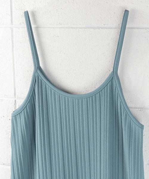 me+em select（ミームセレクト）の「※【 ５color 】プリーツフレアマーメイドキャミワンピース【韓国製】（ワンピース・レディース・ベージュ/ブラック/ブルー/チャコール/ピンク・FREE）」の21枚目の写真