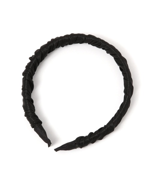 ALAND(エーランド)の「3.3Field Trip/TWIST SILKYヘアバンド 2279038(カチューシャ・レディース・ブラック/ピンク/ライトグリーン・FREE)」の4枚目の写真