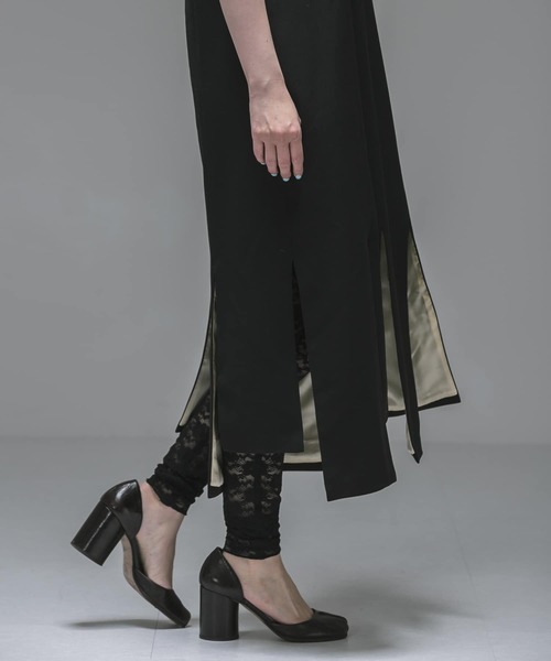 URBAN RESEARCH（アーバンリサーチ）の「ambiguous　Lace Long Leggings（レギンス/スパッツ・レディース・ブラック/ホワイト・FREE）」の5枚目の写真