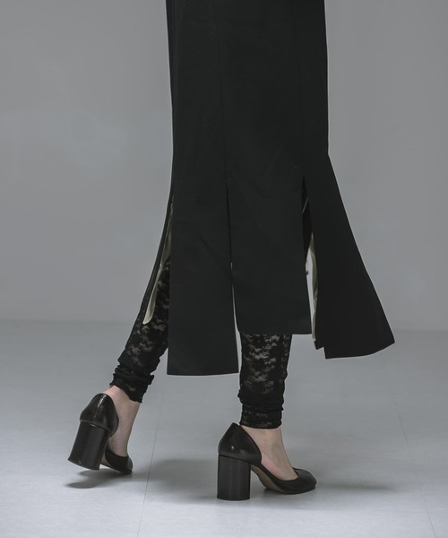 URBAN RESEARCH（アーバンリサーチ）の「ambiguous　Lace Long Leggings（レギンス/スパッツ・レディース・ブラック/ホワイト・FREE）」の6枚目の写真