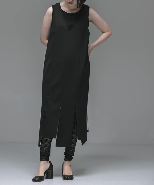 URBAN RESEARCH（アーバンリサーチ）の「ambiguous　Lace Long Leggings（レギンス/スパッツ・レディース・ブラック/ホワイト・FREE）」の7枚目の写真