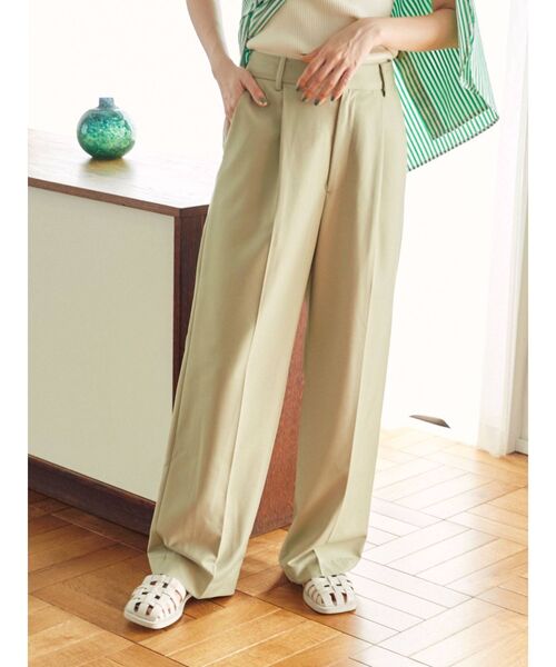 Ungrid（アングリッド）の「センタープレスルーズパンツ（その他パンツ・レディース・チャコールグレー/グリーン/ベージュ・SMALL/MEDIUM）」の17枚目の写真