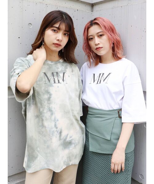 MURUA（ムルーア）の「MIROIR Tシャツ（Tシャツ/カットソー・レディース・ホワイト/その他1・FREE）」の10枚目の写真