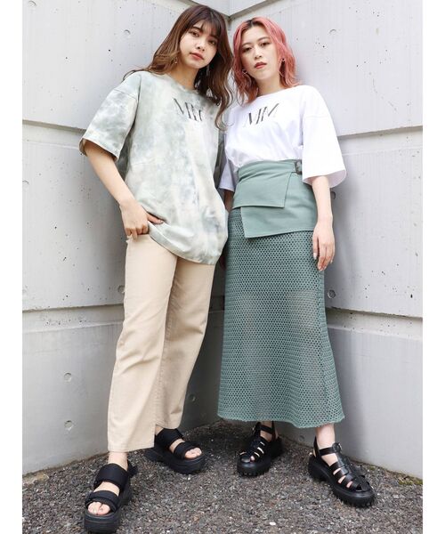 MURUA（ムルーア）の「MIROIR Tシャツ（Tシャツ/カットソー・レディース・ホワイト/その他1・FREE）」の11枚目の写真