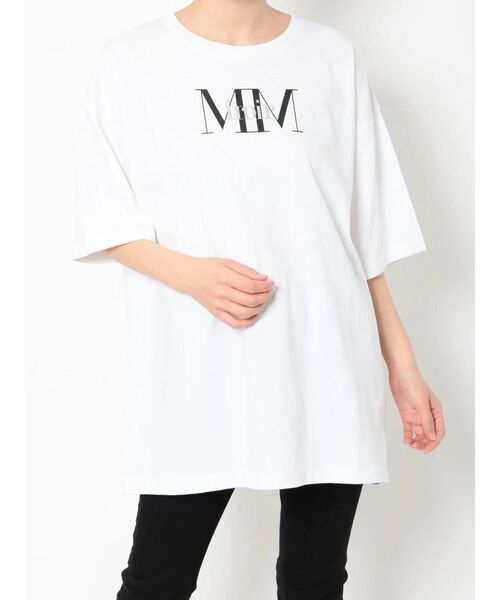 MURUA（ムルーア）の「MIROIR Tシャツ（Tシャツ/カットソー・レディース・ホワイト/その他1・FREE）」の13枚目の写真