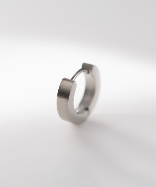 ieLS（イエルズ）の「金属アレルギー対応「ieLS」ステンレス Stainless Steel デザインフープピアス（ピアス（片耳用）・メンズ・その他4/その他2/その他1/その他3・ONE SIZE）」の5枚目の写真